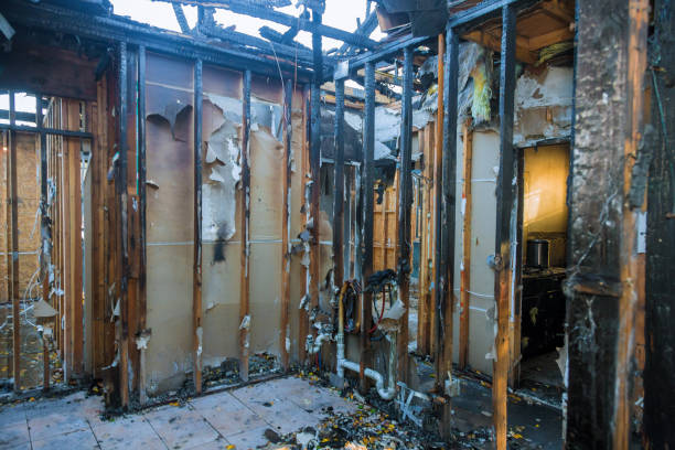 Professional Fire Damage Restoration technician working in Norwalk, IA